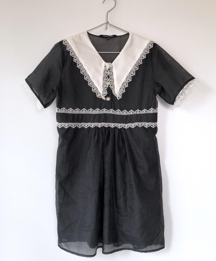 Sister Jane レースセーラーカラーミニドレス 古着屋マッシュ Sister Jane レースセーラーカラーミニドレス 古着屋マッシュ