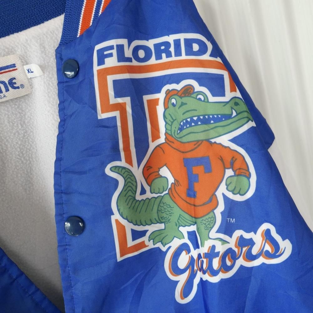 FLORIDA GATORS ワニさんバックプリントナイロンスタジャン/USA-古着屋