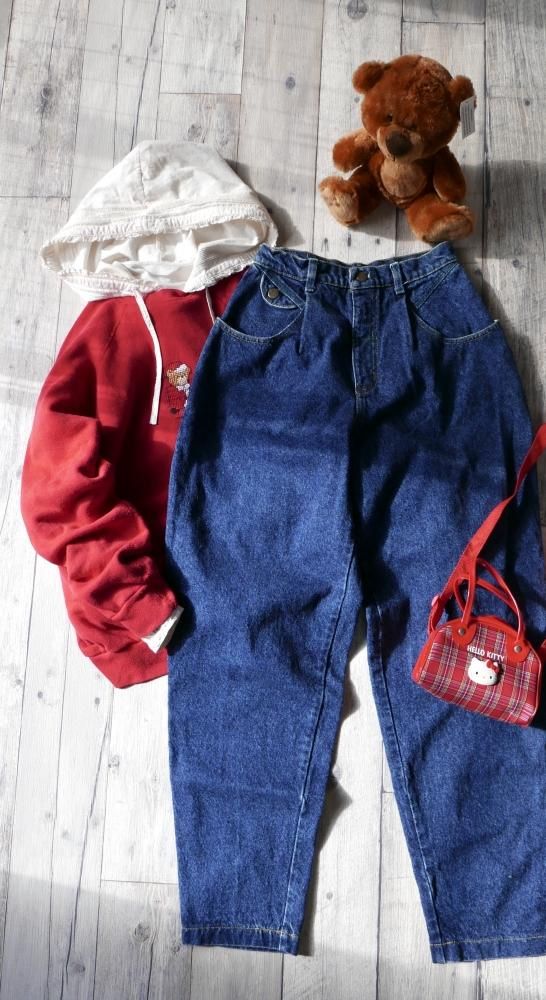 US古着 80s USA製 Lee タック入ワイドテーパード デニムパンツ 11 USA製 80s LEE ゴム ウエスト テーパード ツータック デザイン