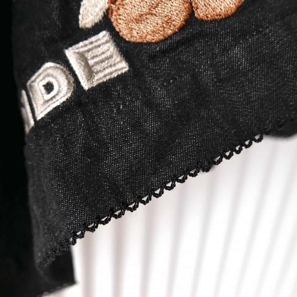 WONDERFUL WORLD ファミリーベア刺繍たくし上げリボンスカート WONDERFUL WORLD ファミリーベア刺繍たくし上げリボンスカート