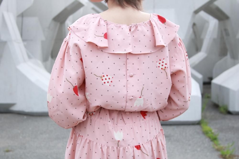 ピンクハウス♡水玉プリントワンピース 新品タグ付き （ピンクハウス 