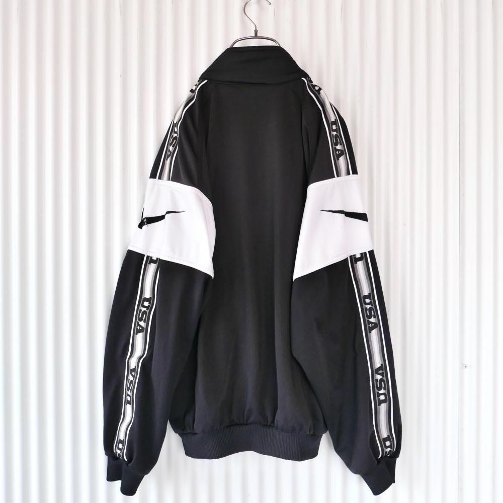 NIKE 袖ロゴモノトーントラックジャケット-古着屋マッシュ