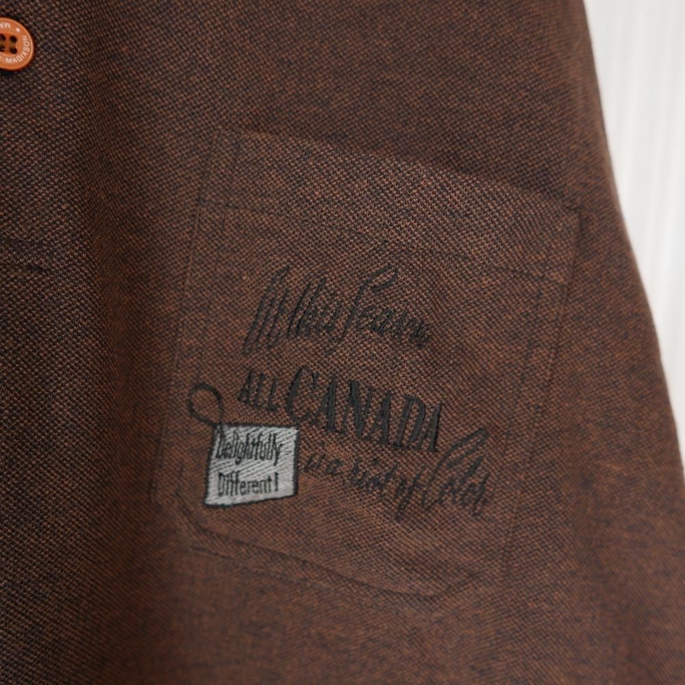 MAGIXSON CITY CLUB くまさん刺繍ポロ-古着屋マッシュ MAGIXSON CITY CLUB くまさん刺繍ポロ-古着屋マッシュ