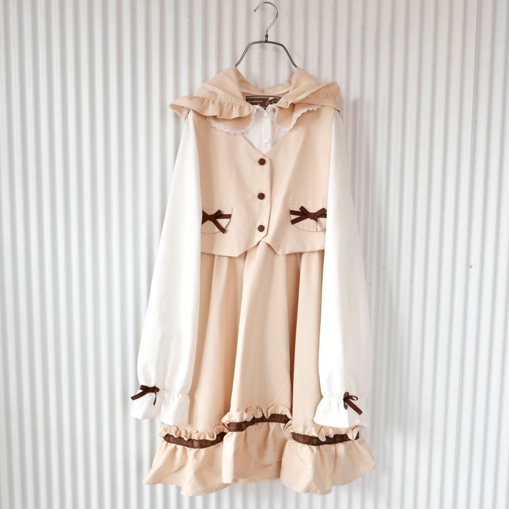 Dear My Love ポムポムプリン たれ耳ワンピース 古着屋マッシュ