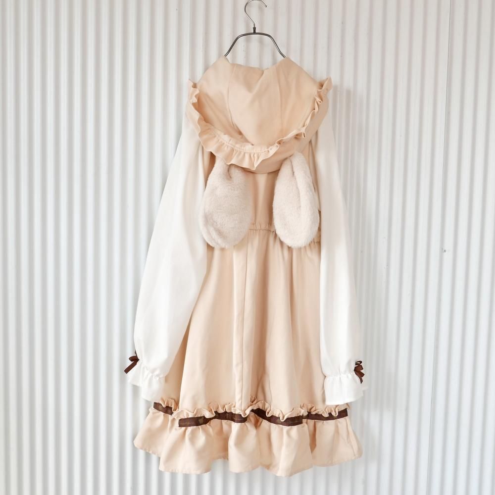 Dear My Love ポムポムプリン たれ耳ワンピース 古着屋マッシュ