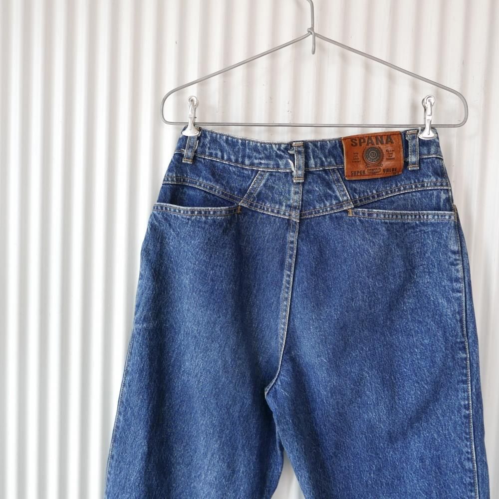 SPANA/BIG JOHN ケミカルウオッシュデニムパンツ-古着屋マッシュ SPANA/BIG JOHN ケミカルウオッシュデニムパンツ-古着屋マッシュ