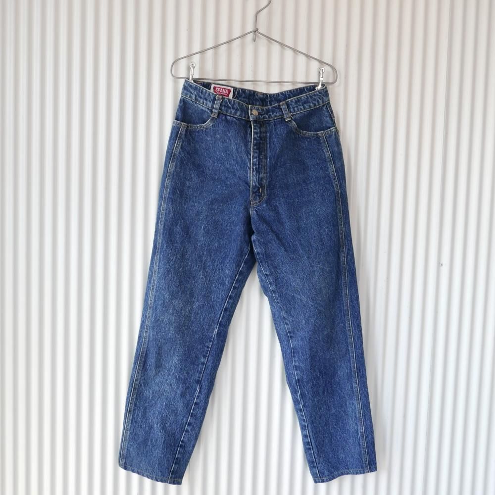 SPANA/BIG JOHN ケミカルウオッシュデニムパンツ-古着屋マッシュ SPANA/BIG JOHN ケミカルウオッシュデニムパンツ-古着屋マッシュ