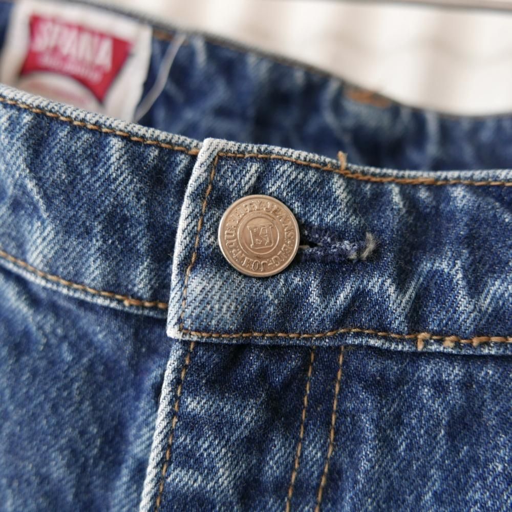 SPANA/BIG JOHN ケミカルウオッシュデニムパンツ-古着屋マッシュ SPANA/BIG JOHN ケミカルウオッシュデニムパンツ-古着屋マッシュ