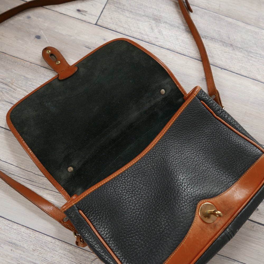 DOONEY&BOURKE/ドゥーニーアンドバーク ヴィンテージレザーショルダーバッグ-古着屋マッシュ