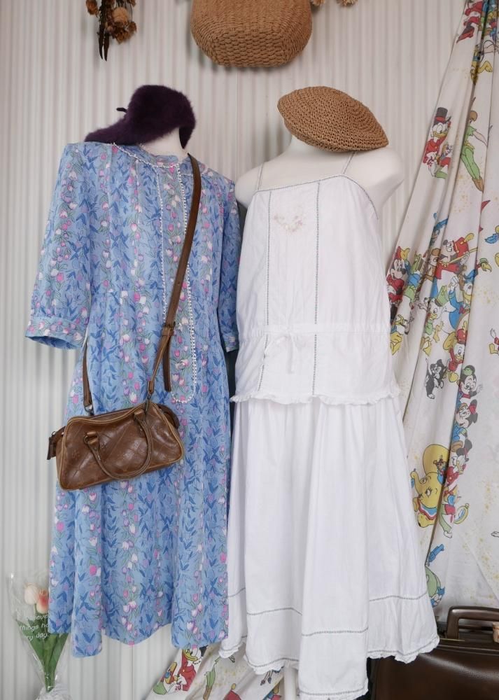 Water Flower レトロワンピース 古着屋マッシュ Water Flower レトロワンピース 古着屋マッシュ