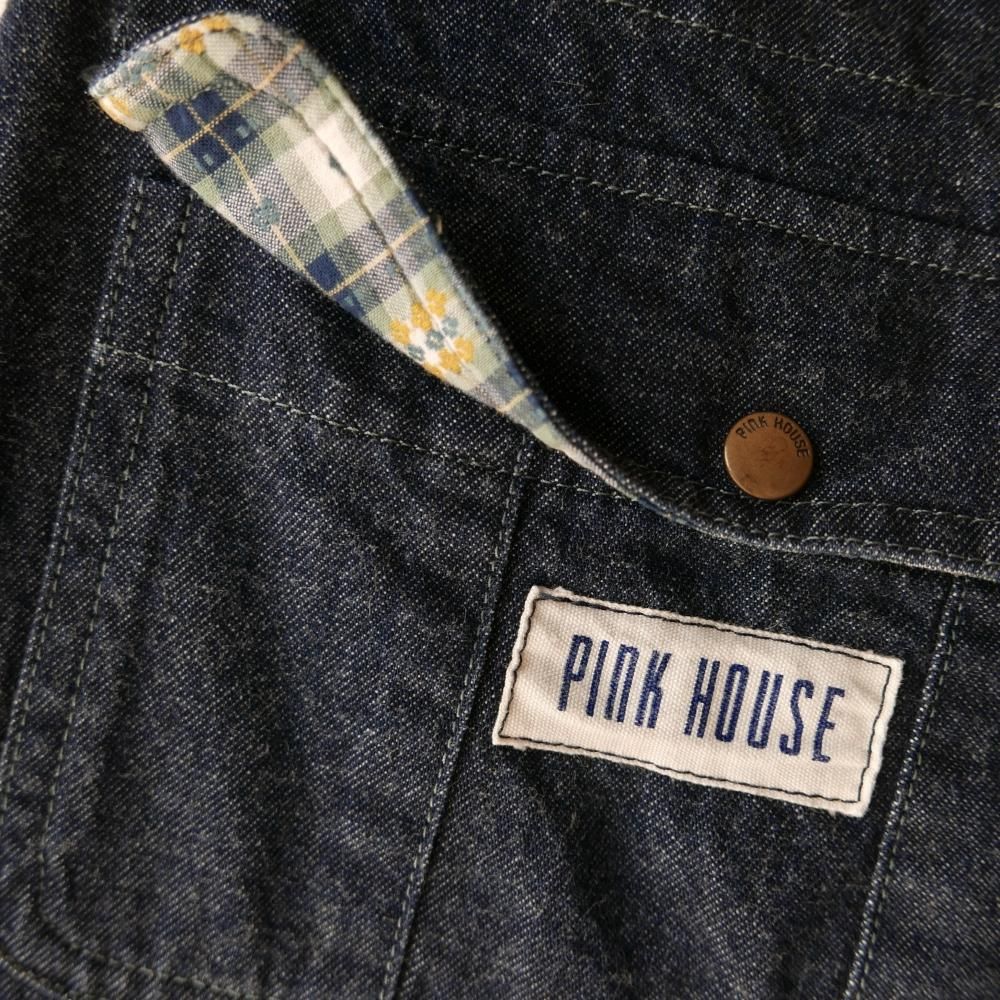 オレンジペアくま刺繍オーバーオール - ピンクハウス通販