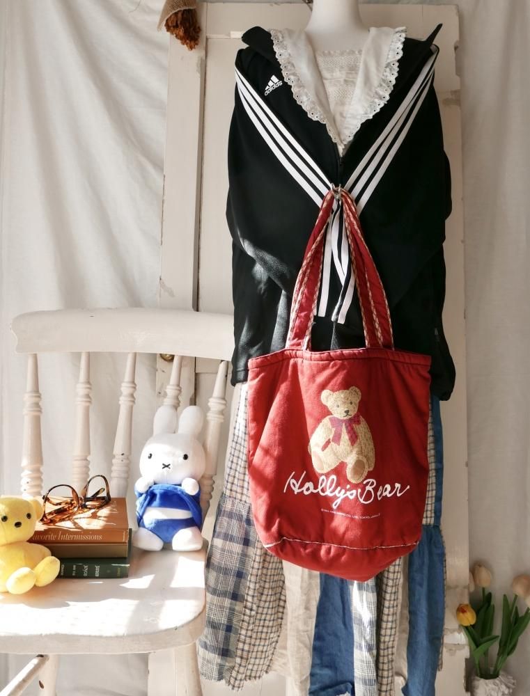 CASUAL CORNER&co デニムチェックパッチワークスカート-古着屋 CASUAL CORNER&co デニムチェックパッチワークスカート-古着屋