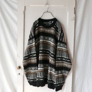 Verderame wool Pattern knit