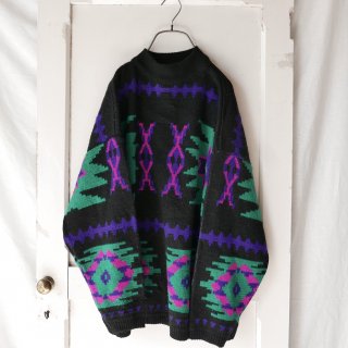 LAMIE SCOTT  90's native pattern knit