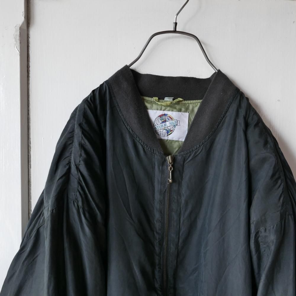 Blackxpistachio NATURAL SILK ブルゾン-古着屋マッシュ