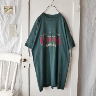 CANADA オオシカプリントTee