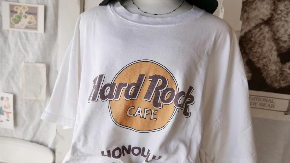 90's Hard Rock Cafe HONOLULU Tee/made in USA.-古着屋マッシュ 90's Hard Rock Cafe HONOLULU Tee/made in USA.-古着屋マッシュ