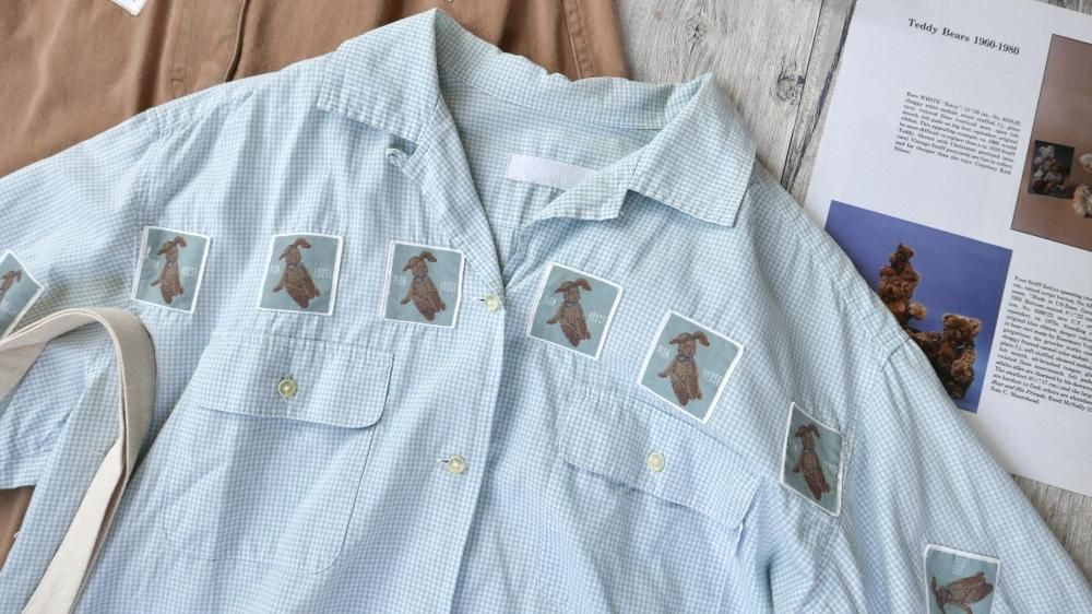 PINKHOUSE ピンクハウス　うさぎ　刺繍　ワッペン　ボストンバッグ ロゴ＆Teddyワッペン付きバッグ｜ピンクハウスオフィシャル