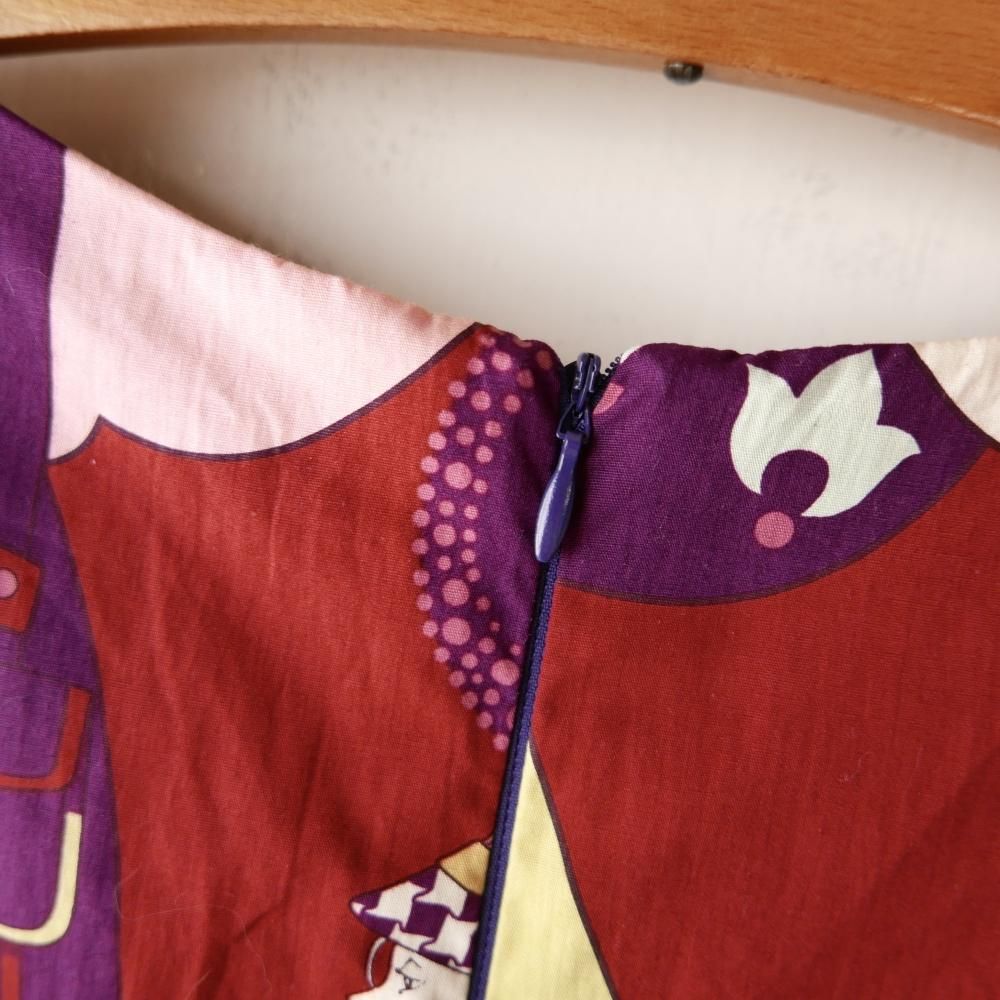 モダンガールワンピース 4 ピンク Kim's Boutique モダンガールプリントワンピース-古着屋マッシュ