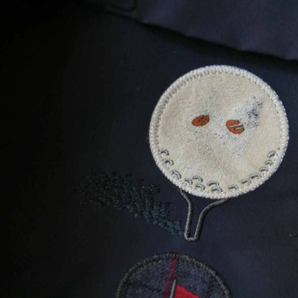［激レア］Karl Helmut キルティング刺繍ワッペンジャケット Karl Helmut Helmut(カールヘルム) デザインフィッシング