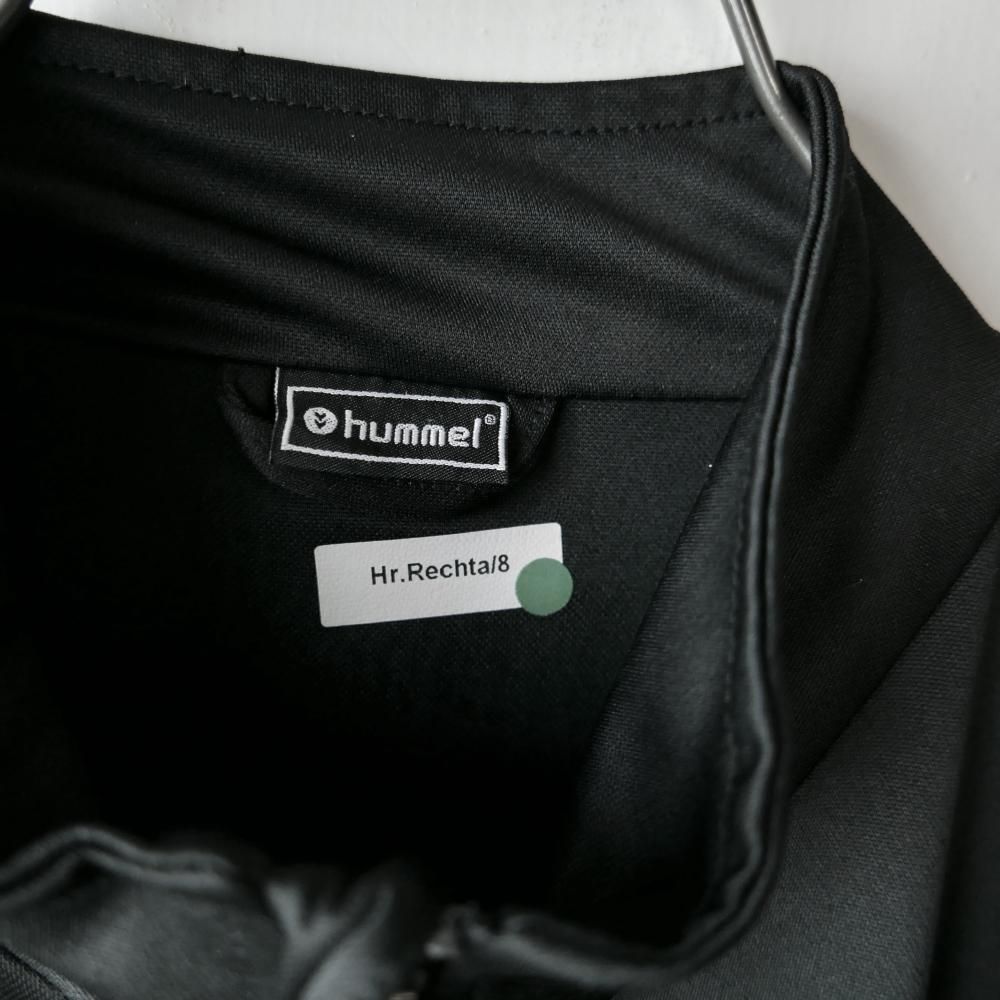 hummel 袖先ライントラックジャケット/blackー古着屋マッシュ
