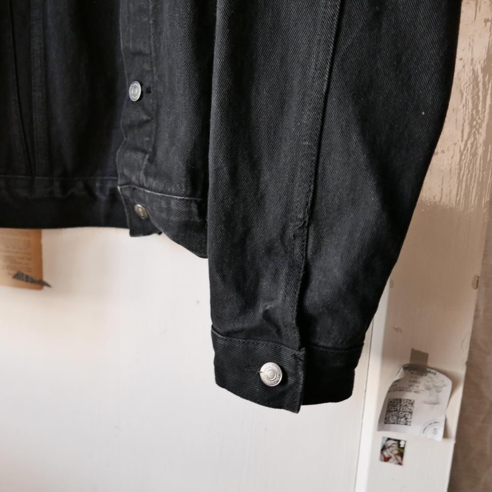 DENIN＆ANY WEDNESDAY BLACK デニムジャケットー古着屋マッシュ