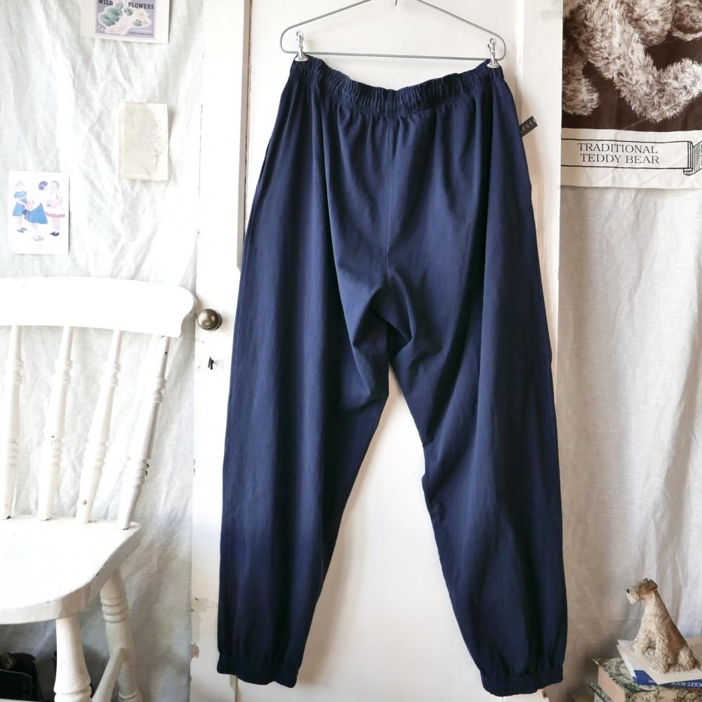 Champion cottonイージーパンツ/navy-古着屋マッシュ