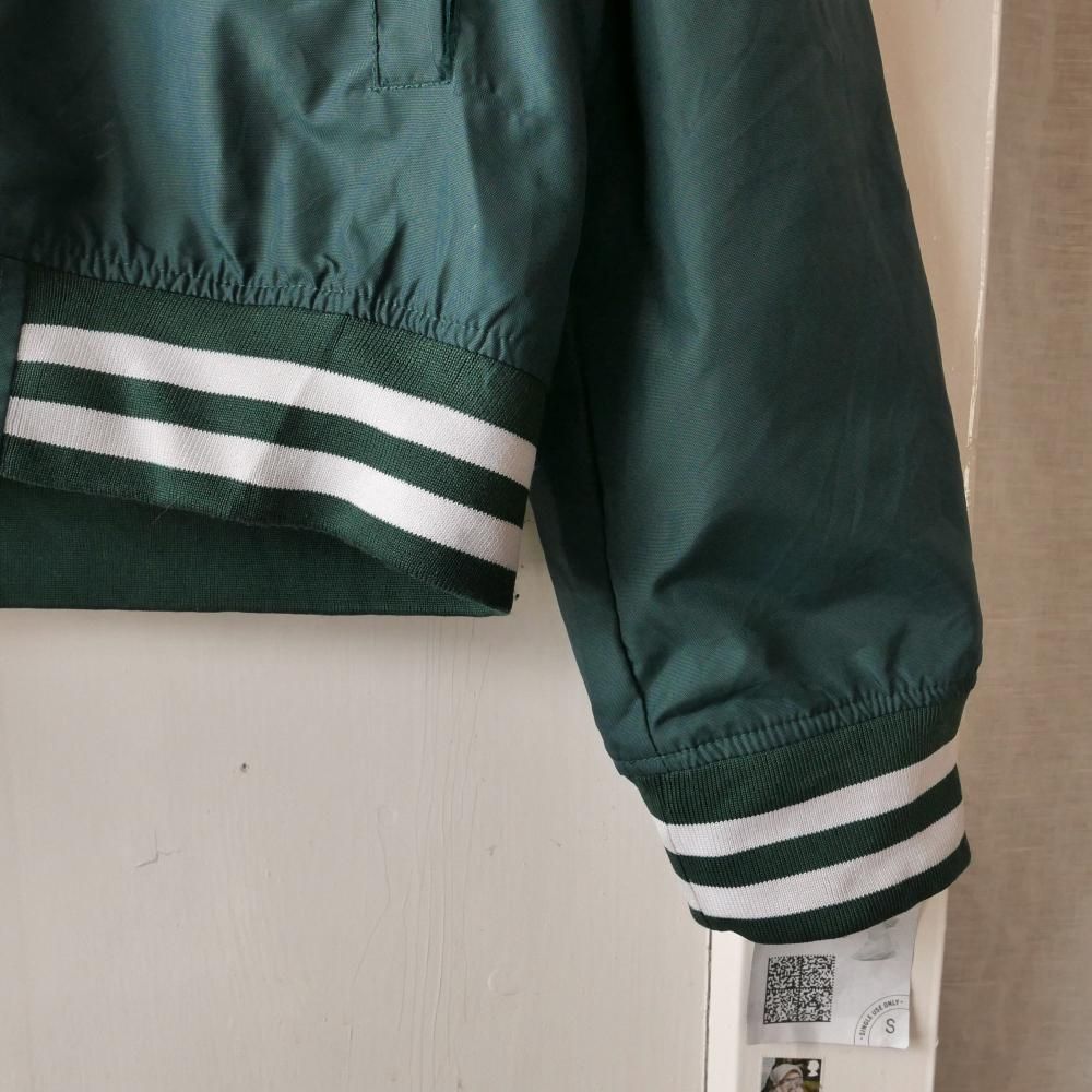 チームワッペンナイロンスタジャン/Greenー古着屋マッシュ チームワッペンナイロンスタジャン/Greenー古着屋マッシュ