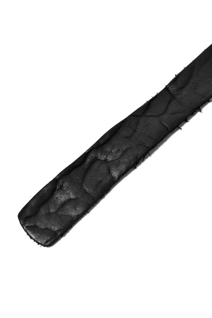 GUIDI belt double loops bison full grain / Black