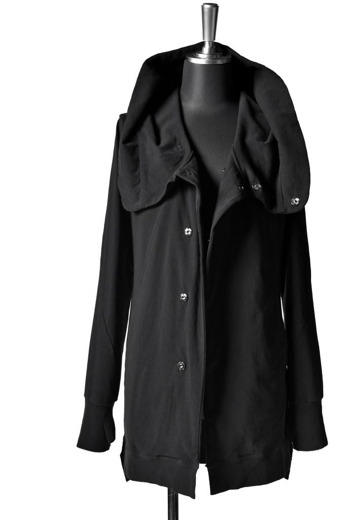 MasaBlackStudioシャクヤク nude:masahiko maruyama Hard Twist Yarn Jersey Hooded