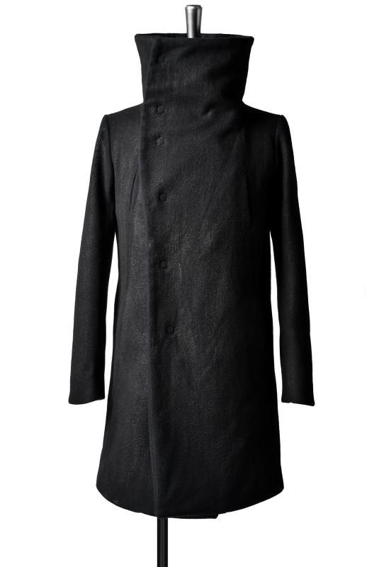 The Viridi-Anne COATING-MELTON HIGHNECK COAT (VI-2400-06SP The Viridi-Anne COATING-MELTON HIGHNECK COAT (VI-2400-06SP