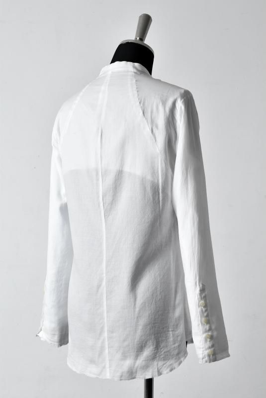 nude:masahiko maruyama シャツ nude:masahiko maruyama LOW-COLLAR SHIRT (NU-1266 OFF WHITE