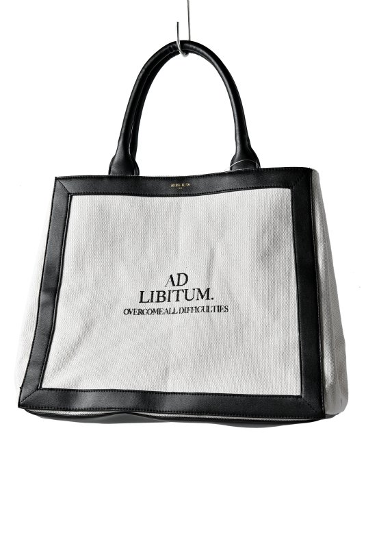 NIL DUE / NIL UN TOKYO LEATHER MASKING CANVAS TOTE LARGE - Too 