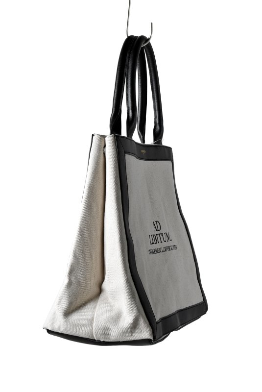 NIL DUE / NIL UN TOKYO LEATHER MASKING CANVAS TOTE LARGE - Too