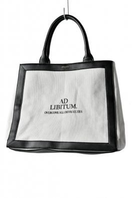 NIL DUE / NIL UN TOKYO LEATHER MASKING CANVAS TOTE LARGE