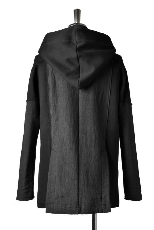 The Viridi-anne　ブラックパーカー VI-2872-01　日本製 The Viridi-anne HEAVY INLAY JERSEY CROPPED PANTS (VI-2840-04