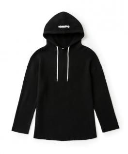 <img class='new_mark_img1' src='https://img.shop-pro.jp/img/new/icons8.gif' style='border:none;display:inline;margin:0px;padding:0px;width:auto;' />NIL DUE / NIL UN TOKYO  PULLOVER WAFFLE HOODIE BLACK