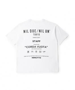 NIL DUE / NIL UN TOKYO  STAFFS SWEAT BIG TEE WHITE