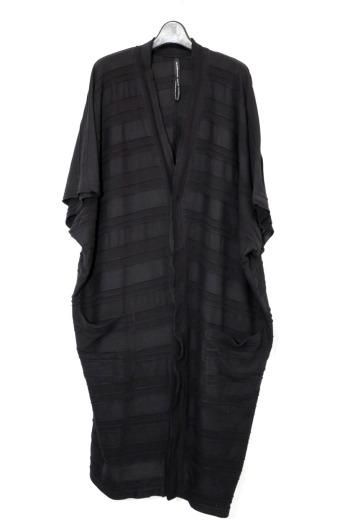 nude:masahiko maruyama MULTI-INLAY BORDER BIG CARDIGAN (NU