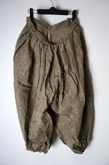 individual sentiments PA-78-RY3 Baloon Cropped Pants - Too Jenis