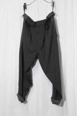 nude:masahiko maruyama 2TUCK PANTS with BELT