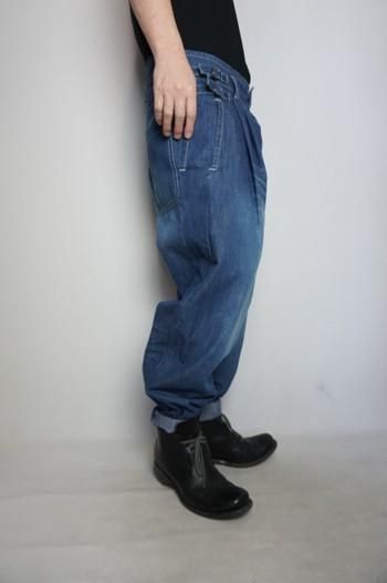 nude:masahiko maruyama 2Tuck Denim Pants(NU-1487) - デヴォア