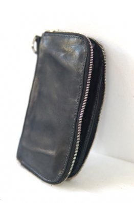 incarnation Calf Leather SQ zip Smart wallet