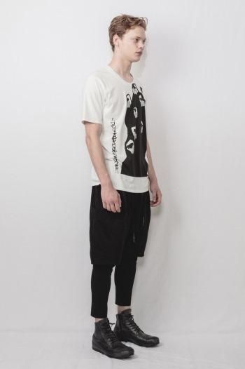 nude:masahiko maruyama Short Sleeve Print T-shirt (マスク付き）(ND