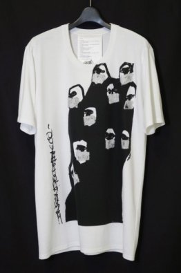 nude:masahiko maruyama Short Sleeve Print T-shirt (マスク付き）