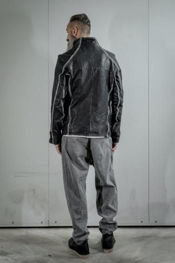 incarnation Horse Leather High-neck Zip Blouson W/Elastic incarnation Horse Leather High-neck Zip Blouson W/Elastic