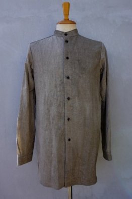 DEVOA Shirt  cotton/linen Cold dyed