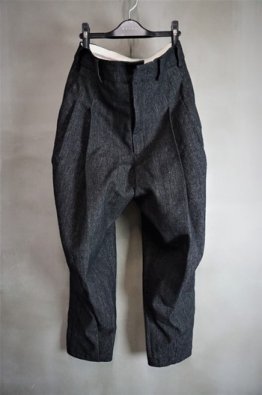DEVOA Cropped pants Shetland wool / Linen 