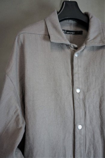 A.F ARTEFACT ag-6066-1 Flannel Oversized Shirts エーエフ