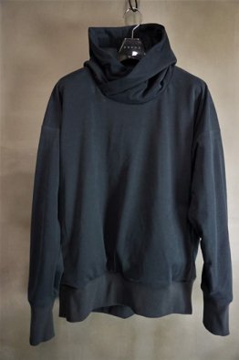 DEVOA Hooded pullover cotton jersey